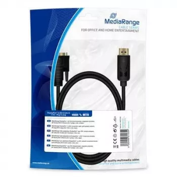 Video kabeļa adapteris MediaRange MRCS199 2m DisplayPort-DVI Melns