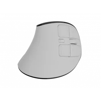 Vertikālā bezvadu pele NATEC Euphonie Pro Bluetooth 5.0, 4000 DPI, Programmējama, Klusa, Balta