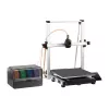 3D printeris AnyCubic Kobra 3 Max Combo — darba lauks 420×420×500 mm, PETG/PLA, maks. sprausla 300°C, pamatne 90°C, Wi-Fi