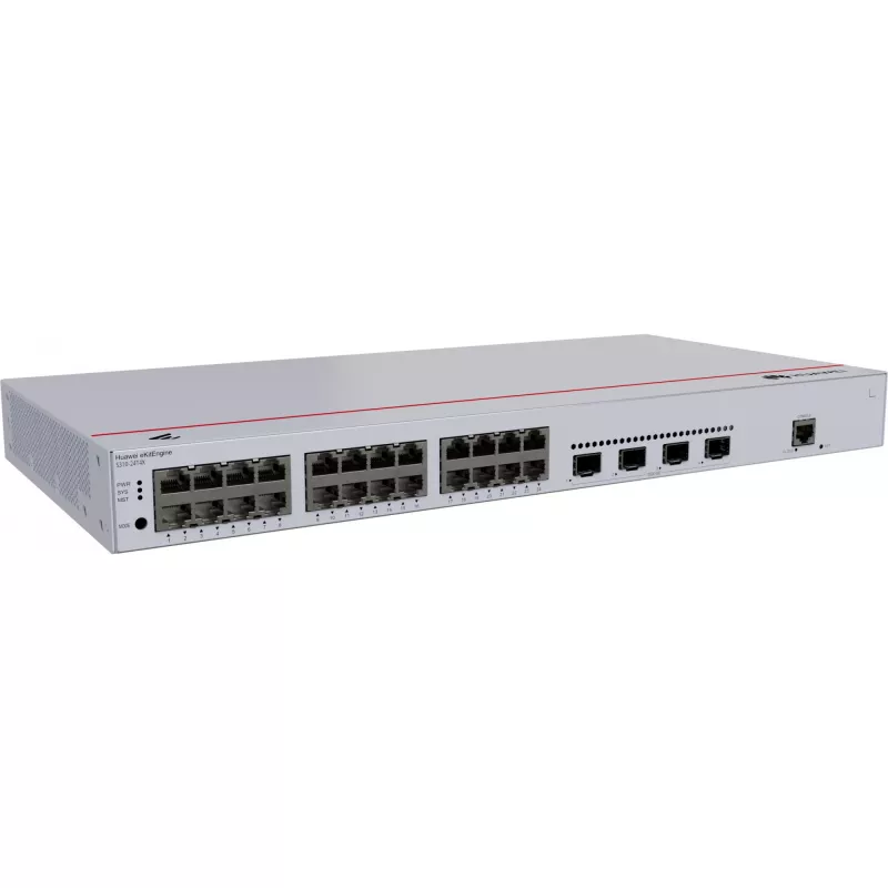 Slēdzis Huawei S310-24T4X Gigabit Ethernet 24 Porti 1U Pelēks