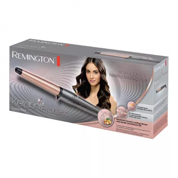 Lokošanas stienis Remington CI83V6 — 2,8 cm keramikas stienis, 5 temperatūras līmeņi, 3 m vads, Melns/Roze zelts