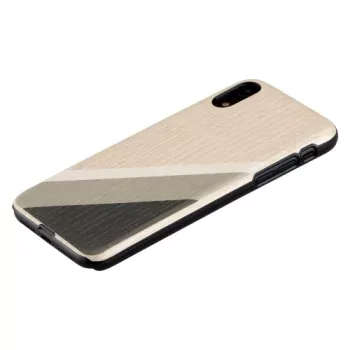 Vāciņš telefona man and wood iPhone XR pelēks uzvalks melns — aizsargmaciņš