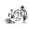 LEGO Star Wars Clone Trooper & Battle Droid Battle Pack ar ātrumvelosipēdu, 4 minifigūrām un 5 figūrām