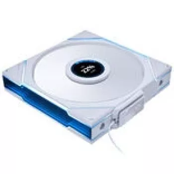 Korpusa ventilators Lian Li UNI FAN TL LCD Wireless ARGB PWM 140mm Balts 14RTLLCD1W1W