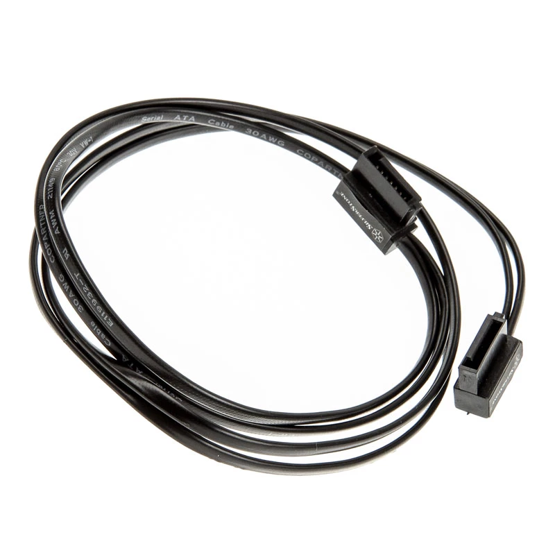 SilverStone SST-CP11B Super zema profila SATA kabelis - 50 cm, melns