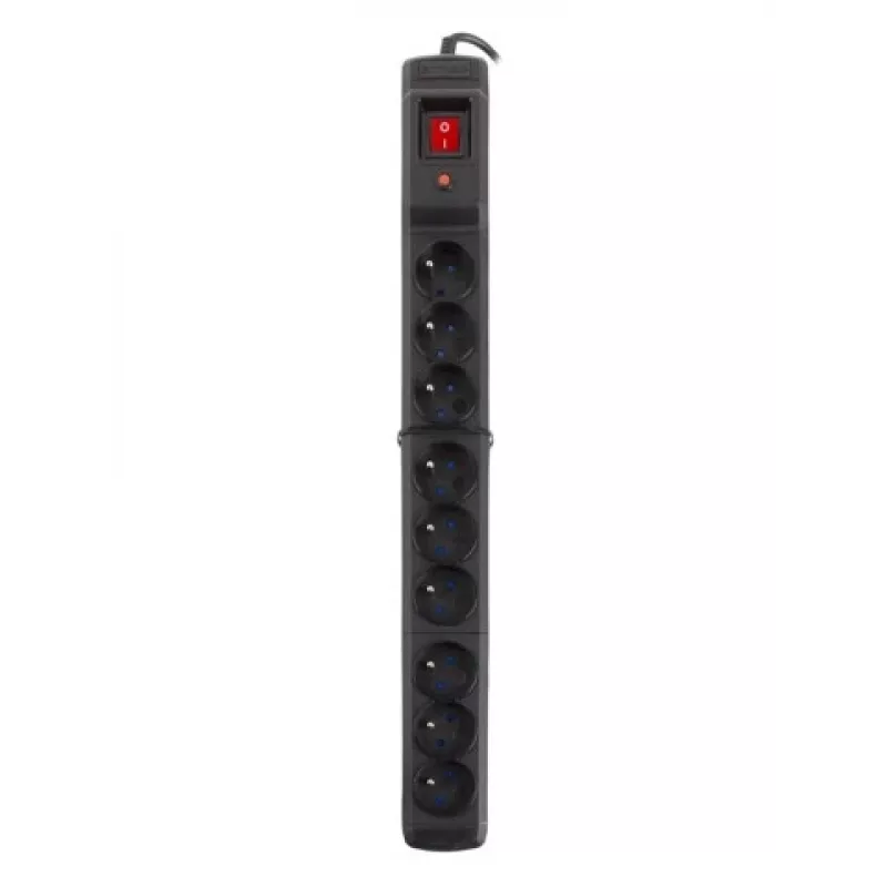 Pārsprieguma aizsargs Armac M9/15/CZ Melns 9 AC kontaktligzdas 250V 1.5m