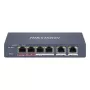 Pārvaldāms slēdzis Hikvision DS-3E1106HP-EI, 6 porti PoE Fast Ethernet