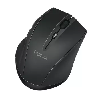 Logilink Bezvadu pele BT5.0, ergonomiska, melna