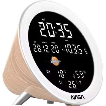 NASA WSP1700 koka laika stacija / Bluetooth skaļrunis
