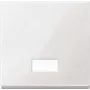 Gaismas slēdzis Merten 432819 — balts termoplasts, pogas vadība, viens gabals