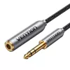 Audio kabelis 6.35mm vīrietis-sieviete Vention 1m