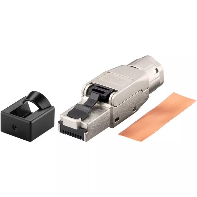 Goobay CAT 8.1 STP ekranēts, laukā terminējams RJ45 spraudnis (61130)