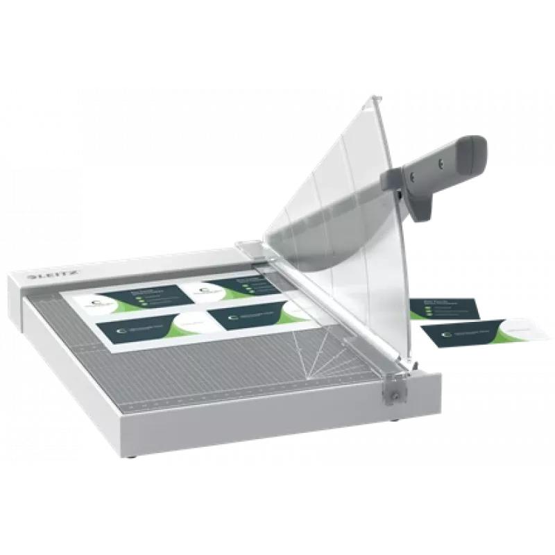 Leitz Precision Home Office papīra griezējs A4, 10 loksnes, manuāla skava, nerūsējošais tērauds, A4, 80 g/m², antracīts