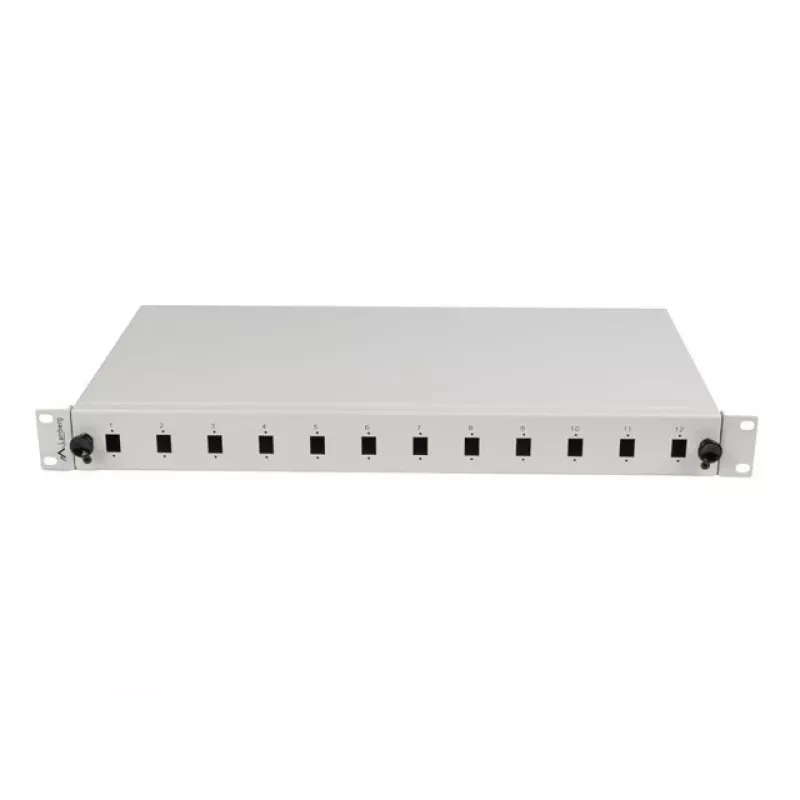 Patch panel Lanberg FOP1-12SS-LDS Pelēks ABS Tērauds 19 collu