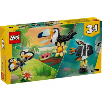 LEGO Creator 3-in-1 Savvaļas dzīvnieki Tropiskais tukāns komplekts 31173