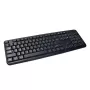 Pilnizmēra vadu tastatūra VAKOSS TK-103PK — USB, 104 taustiņi, ciparu bloks, melna, 1,4 m vads