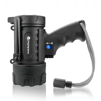 everActive SL-500R Hammer akumulatora LED prožektors, 500 lm, IP67, USB-C, melns