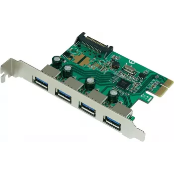 PCIe USB 3.0 kontrollerkarte Renkforce 1211115 — 4 porti