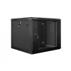 Sienas stiprinājuma statīvs LANBERG 9U 19 collu WF01-6609-10B, 600×600×507 mm, 60 kg, IP20, melns
