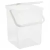 Plastmasas mazgāšanas līdzekļa tvertne Rotho Basic 9 L modelis 1770101100RP, balta, ar vāku un pakarināšanas caurumu
