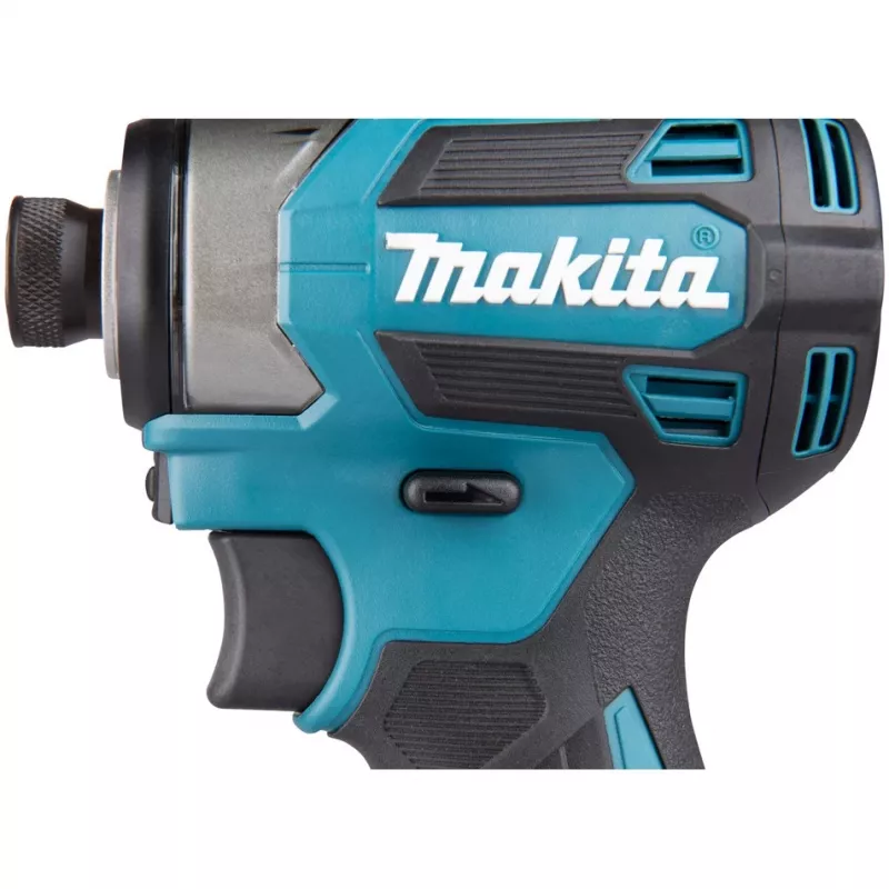 Makita DTD173RTJ bezvadu triecienskrūvgriezis, 3600 apgr./min, ar akumulatoriem, lādētāju un koferi, zils/melns