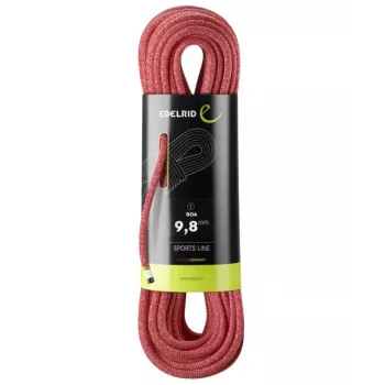 Kāpšanas virve Edelrid 9,8 mm Sarkana, 70 m, poliamīds, 1 gab.