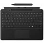 Tastatūras vāciņš Microsoft Surface Pro 10 ar CoPilot pogu un Slim Pen 2 atbalstu — Melns