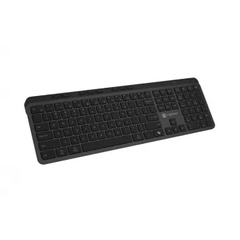 Bezvadu tastatūra NATEC Medusa — US izkārtojums, Melna
