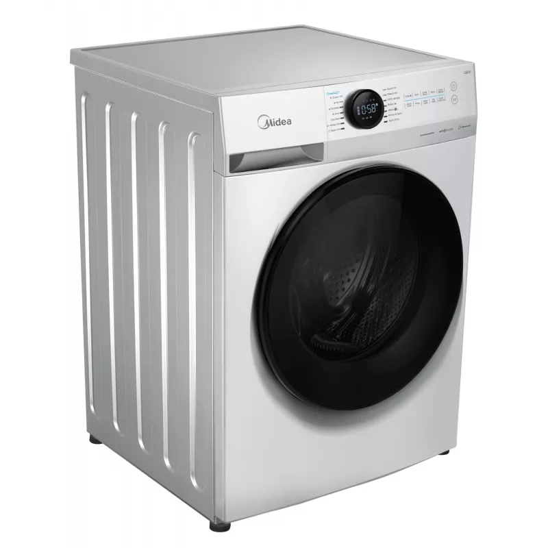 Veļas mazgājamā mašīna Midea MF200W80WB/W-HR, priekšējā ielāde, 8 kg, 1400 RPM, LCD, tvaiks, 60 cm plata