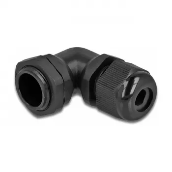 Kabeļa uzmava DeLOCK 60296 Melna Plastmasa 1 gab.