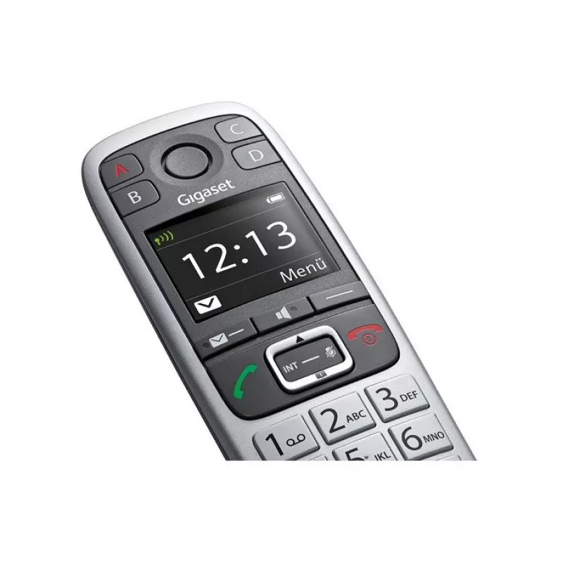 Gigaset E560 analogais/DECT telefons ar lieliem taustiņiem