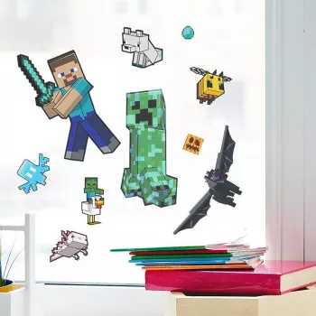 Paladone Minecraft PP13105MCF – logrūts uzlīmes logiem un gludām virsmām