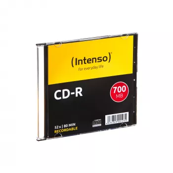 Intenso 10 x CD-R - 700MB (80 min) 40x - plānā kastītē (1001622)