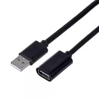 USB pagarinātājvads Unitek Y-C418GBK 5 m USB A uz USB A USB 2.0, melns
