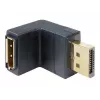 DELOCK 65382 DisplayPort dzimuma mainītājs, 90° uz leju