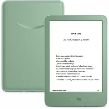 Amazon Kindle 11. paaudzes B0CNVCQZG1 e-grāmatu lasītājs, 6 collu, 16 GB, Wi-Fi, ar reklāmu, Matcha