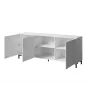MARMO 3D kumode 200x45x80,5 cm balts matēts/marble balts