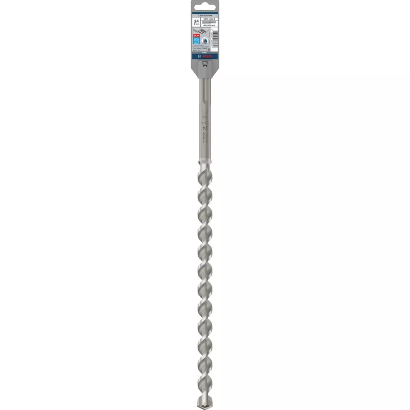 Bosch PRO SDS max-4 2608833964 triecienurbis, 24 mm, 400 mm darba garums, 520 mm kopējais garums, betonam, mūrim, kaļķakmenim