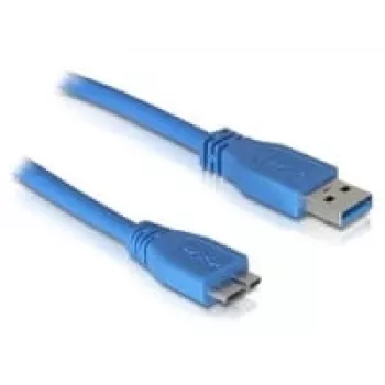 DeLOCK Micro USB 3.0 kabelis 1m, USB A, 5 Gbit/s, zils
