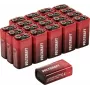 Voltcraft VC-16107985 9 V bloka baterija, sārmu-mangāna, 550 mAh, 9 V, 20 gab.