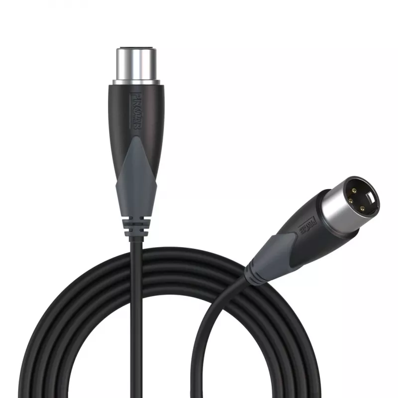 PROCAB CLA901/3 audio kabelis 3 m XLR (3-pin) Melns, Pelēks