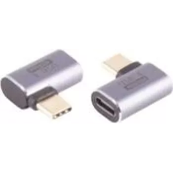 Pārveidotājs spraudnis ShiverPeaks BS14-05035 USB-C sievišķais uz USB-C sievišķo, pelēks