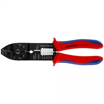 Knipex 97 21 215 B Gofrēšanas knaibles Melns, Zils, Sarkans