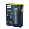 Philips All-in-One Trimmer MG5920/15 Series 5000, Nerūsējošais tērauds, 0.5 mm, 1.6 cm, 1 mm, Bārda, Ausis, Deguns, Akumulators