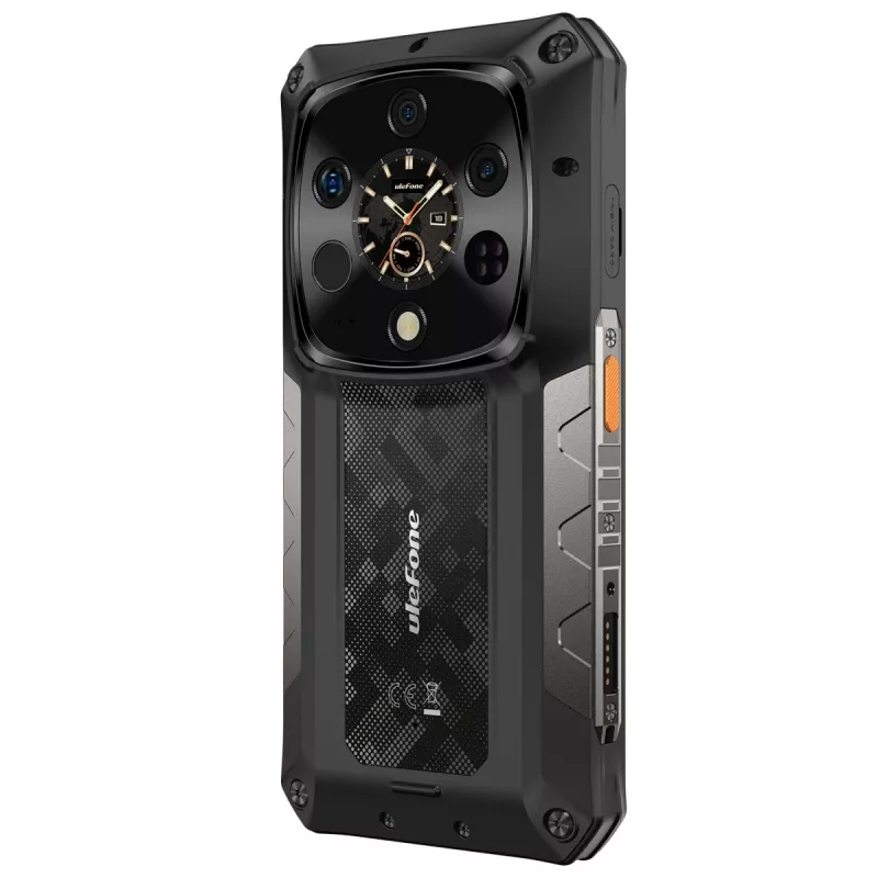 Izturīgais viedtālrunis UleFone Armor 28 Ultra Thermal 5G — 16GB RAM, 1TB krātuve, melns