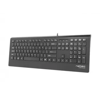Natec Barracuda tastatūra - US izkārtojums - melna