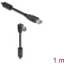 DeLOCK USB kabelis Type-A vīriešu uz Type-B vīriešu 90° uz leju 1 m