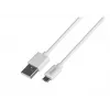 USB kabelis SAVIO CL-123 USB 2.0, USB A–Micro-USB B, 1 m, balts
