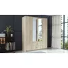 Skapis Topeshop ROMANA 160 SON 11 plaukti 4 durvis Ozols