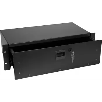 Rack atvilktne Omnitronic SN-3 3U ar slēdzi